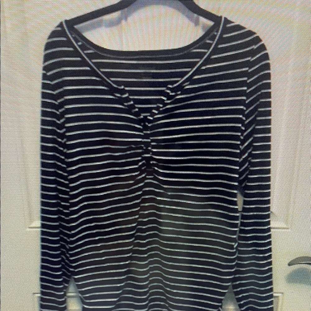 Elegant Striped Women's Blouse